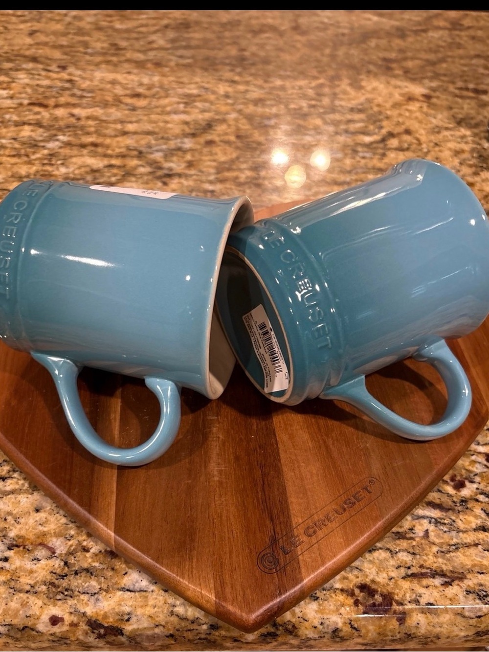 Le Creuset Caribian 400ml Coffee Mug, Set of 2